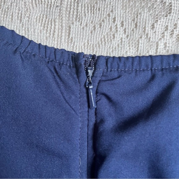 Judith March embroidered bell sleeve ruffle mini dress - Picture 9 of 11